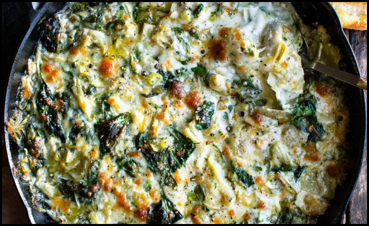 Baked Spinach Artichoke Dip