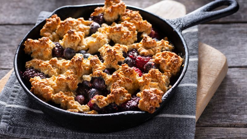 Buttery Blueberry Cobbler