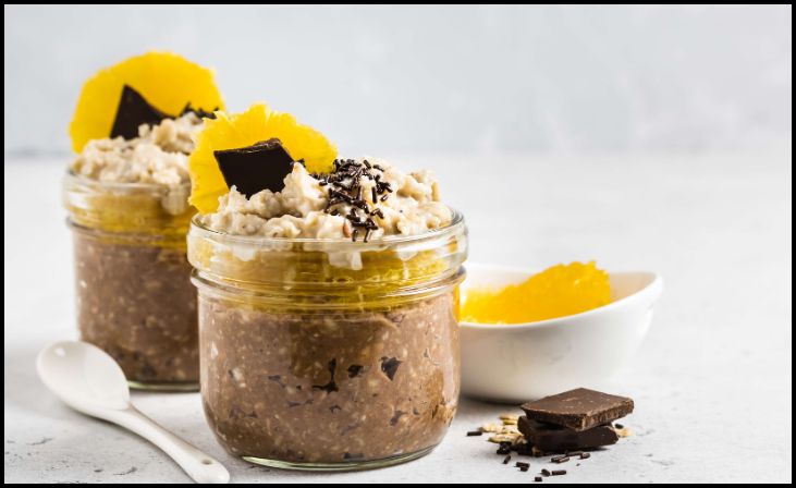  Chocolate Chia Overnight Oats