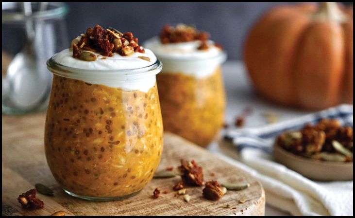  Pumpkin Spice Overnight Oats