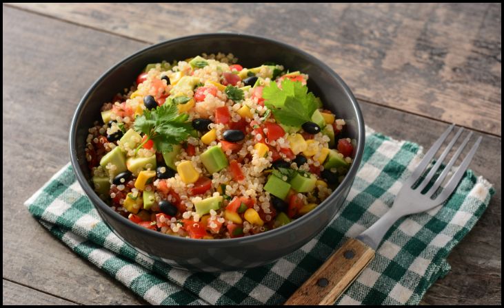 Quinoa and Black Bean Casserole