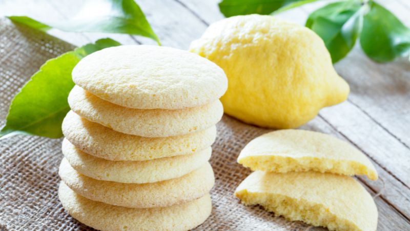 Lemon Shortbread Cookies